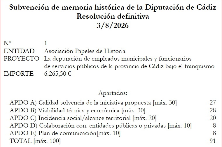 Valoraciòn general.